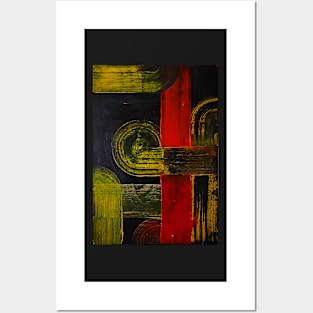 Oil painting abstract style Posters and Art